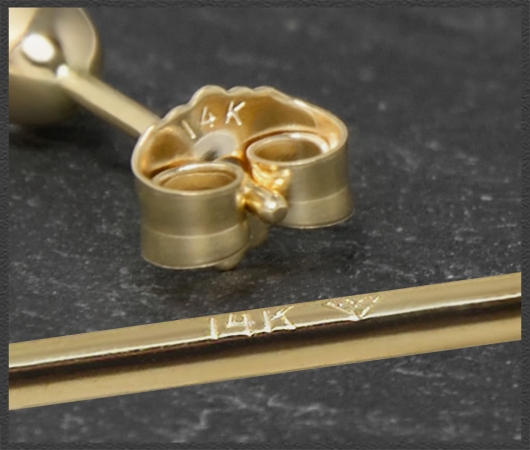 Brillant Stecker mit 1,05ct; River & Si3, 585 Gold
